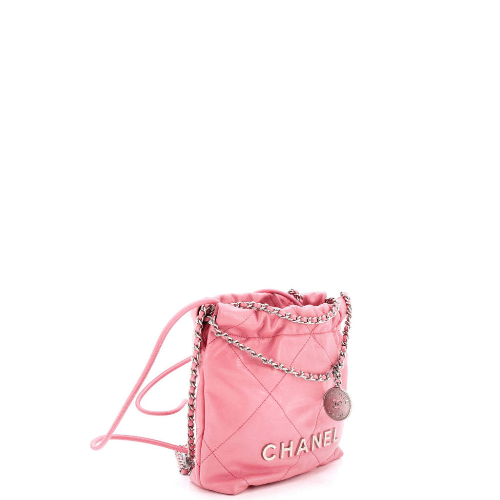 22 Chain Hobo Quilted Calfskin Mini