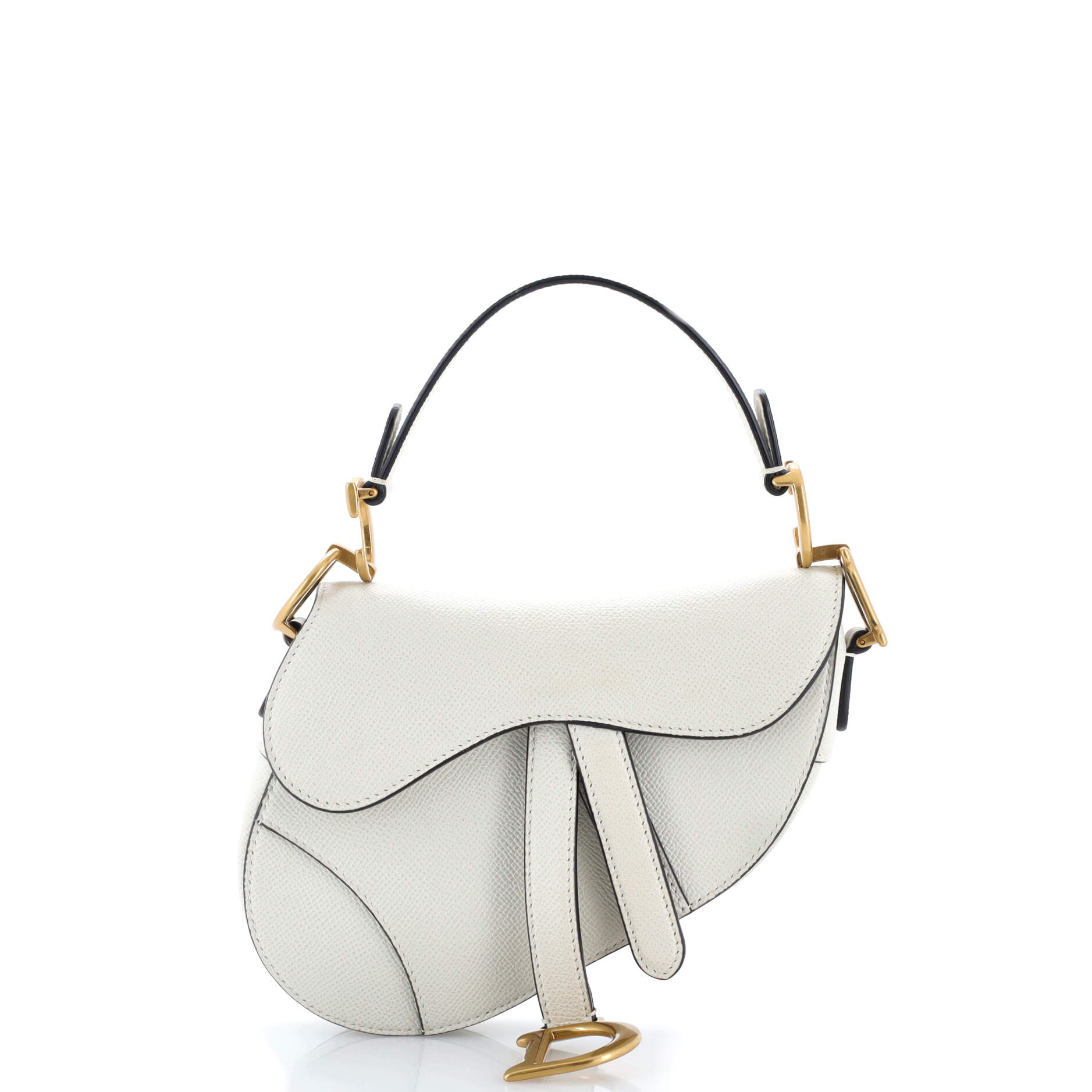 Saddle Handbag Leather Mini