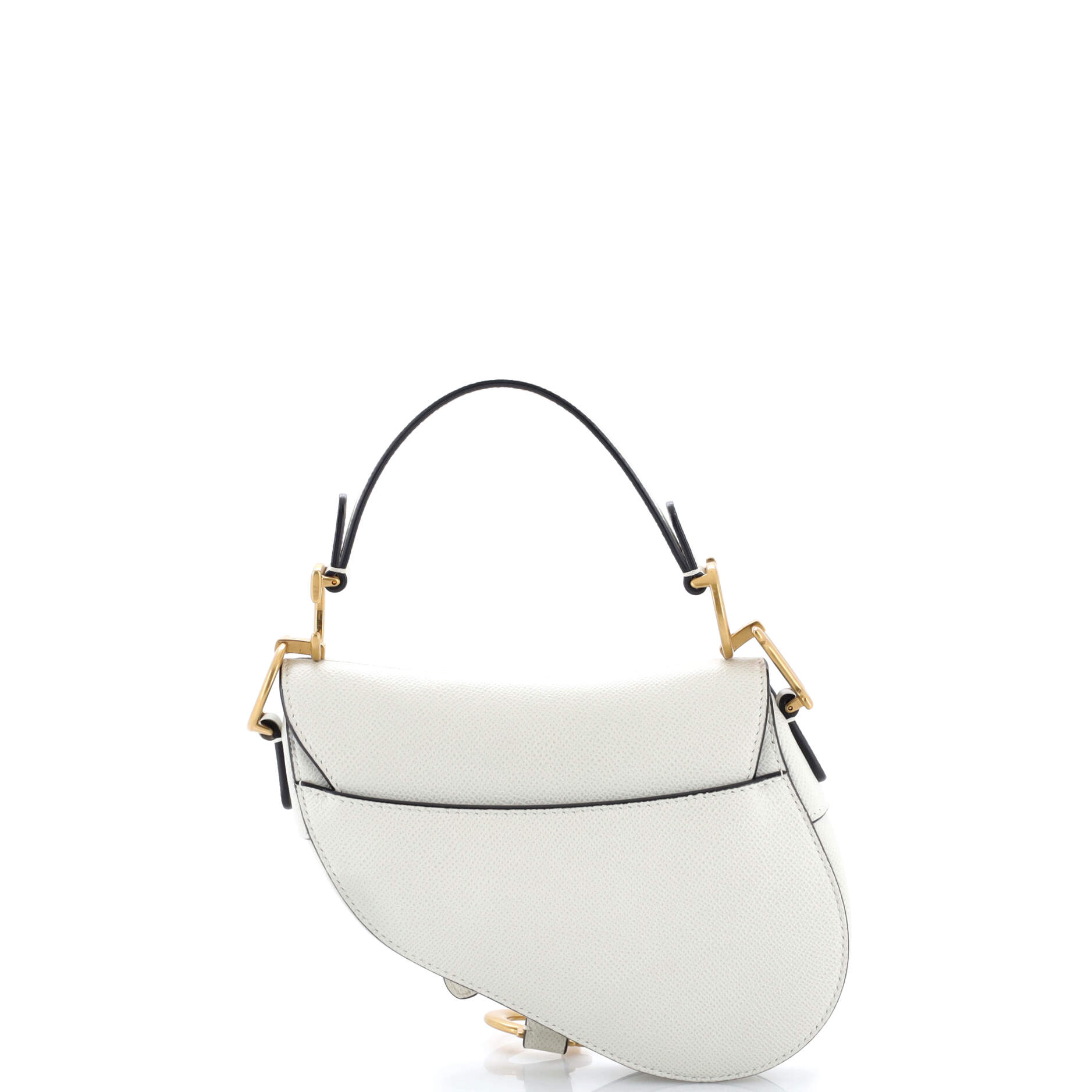 Saddle Handbag Leather Mini