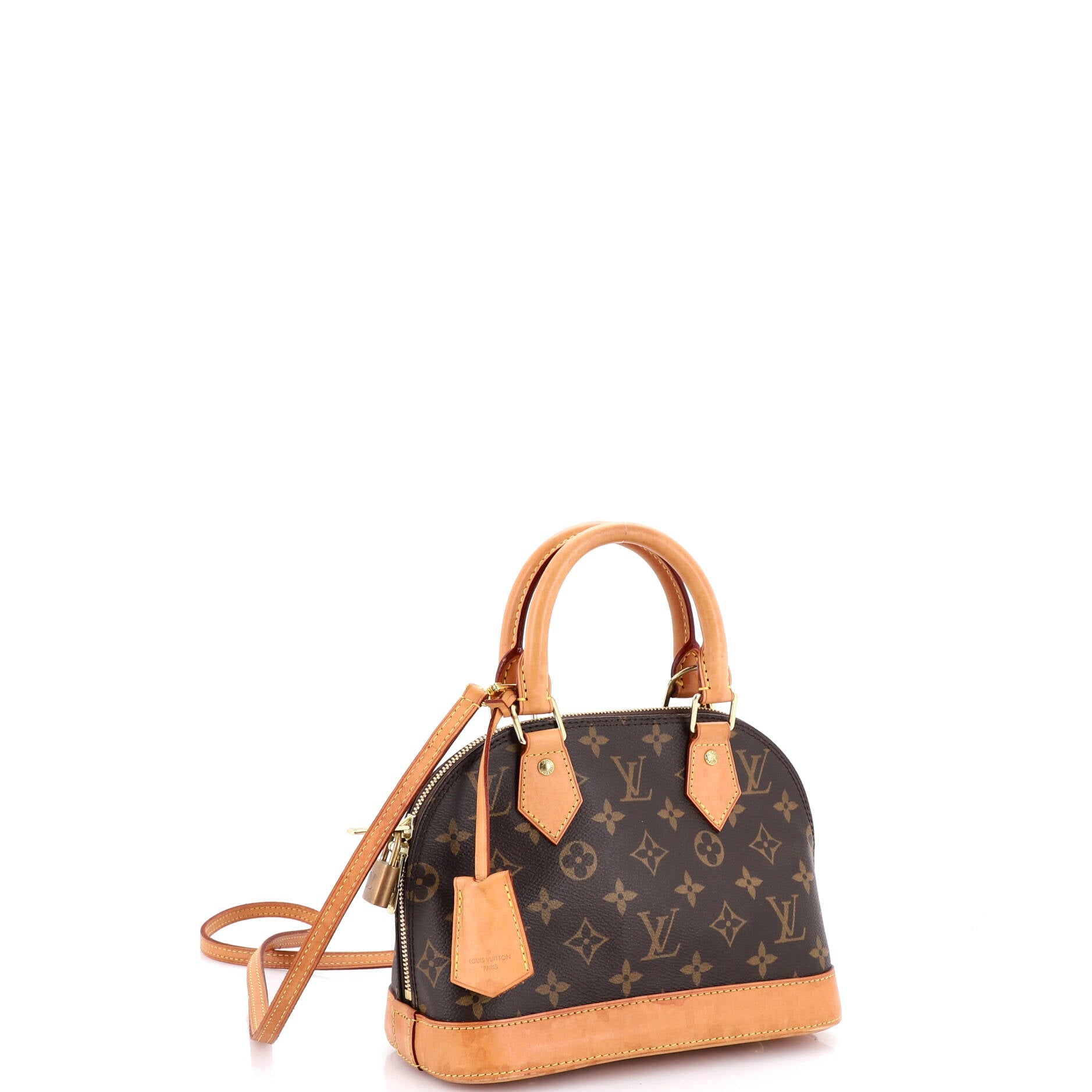 Alma Handbag Monogram Canvas BB