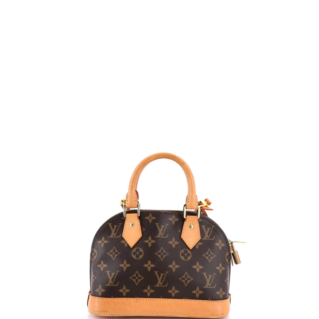 Alma Handbag Monogram Canvas BB