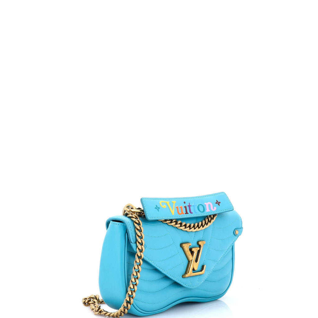 New Wave Chain Bag Quilted Leather MM