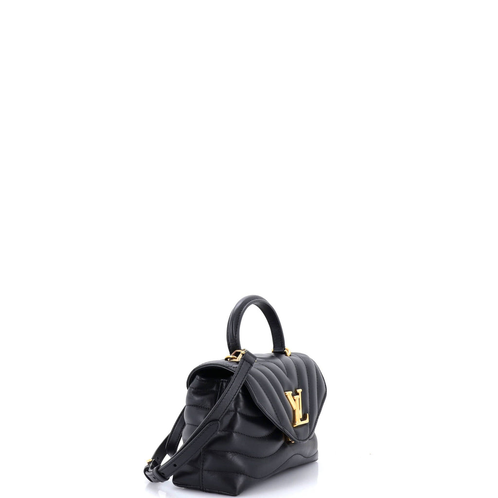 New Wave Hold Me Top Handle Bag Quilted Leather