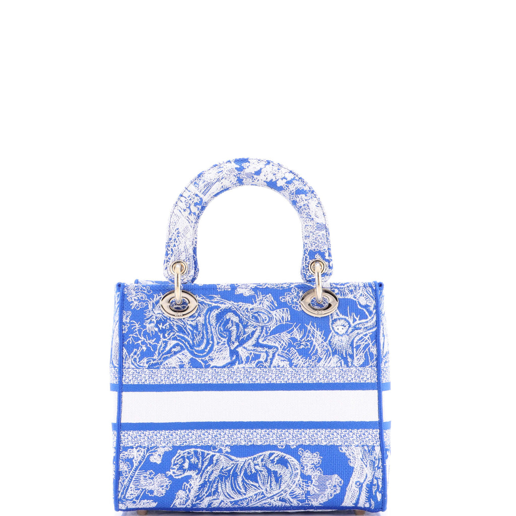 Toile de Jouy Lady D-Lite Bag Embroidered Canvas
