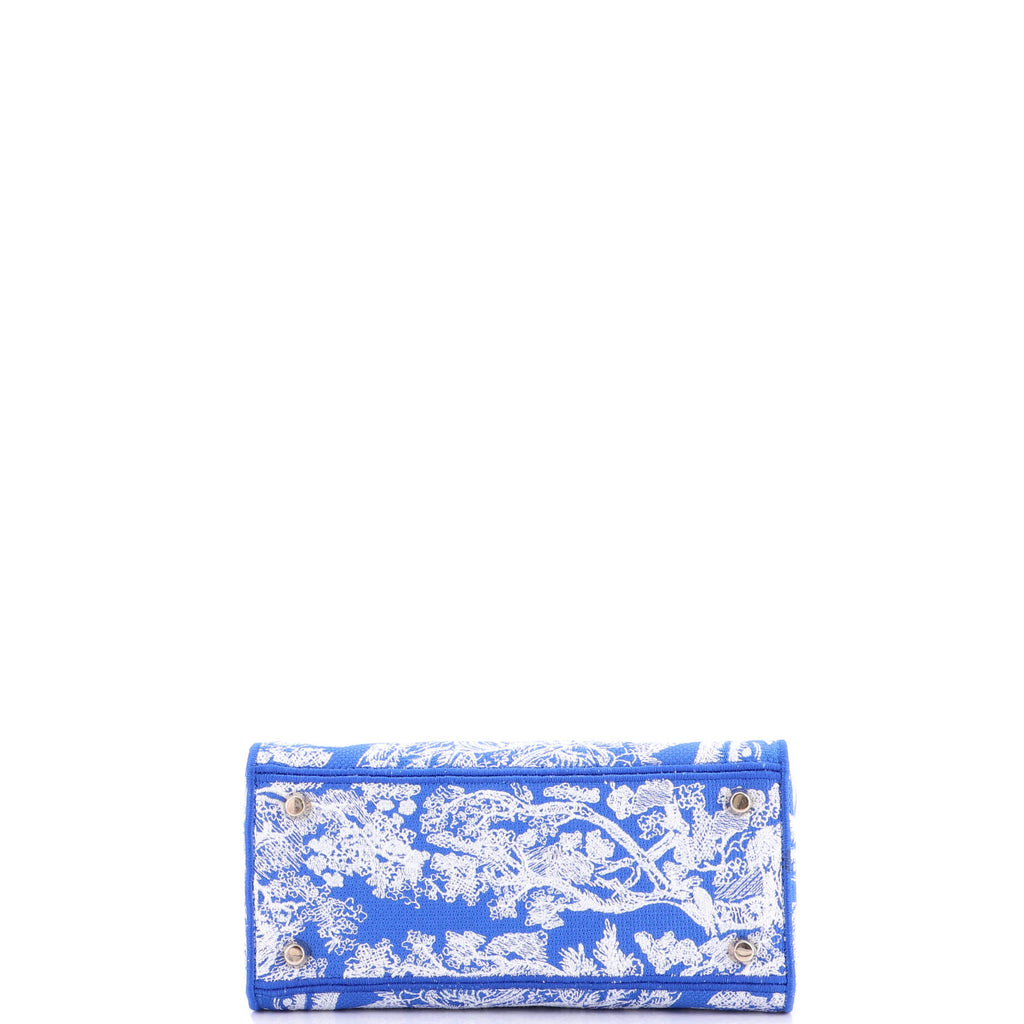 Toile de Jouy Lady D-Lite Bag Embroidered Canvas