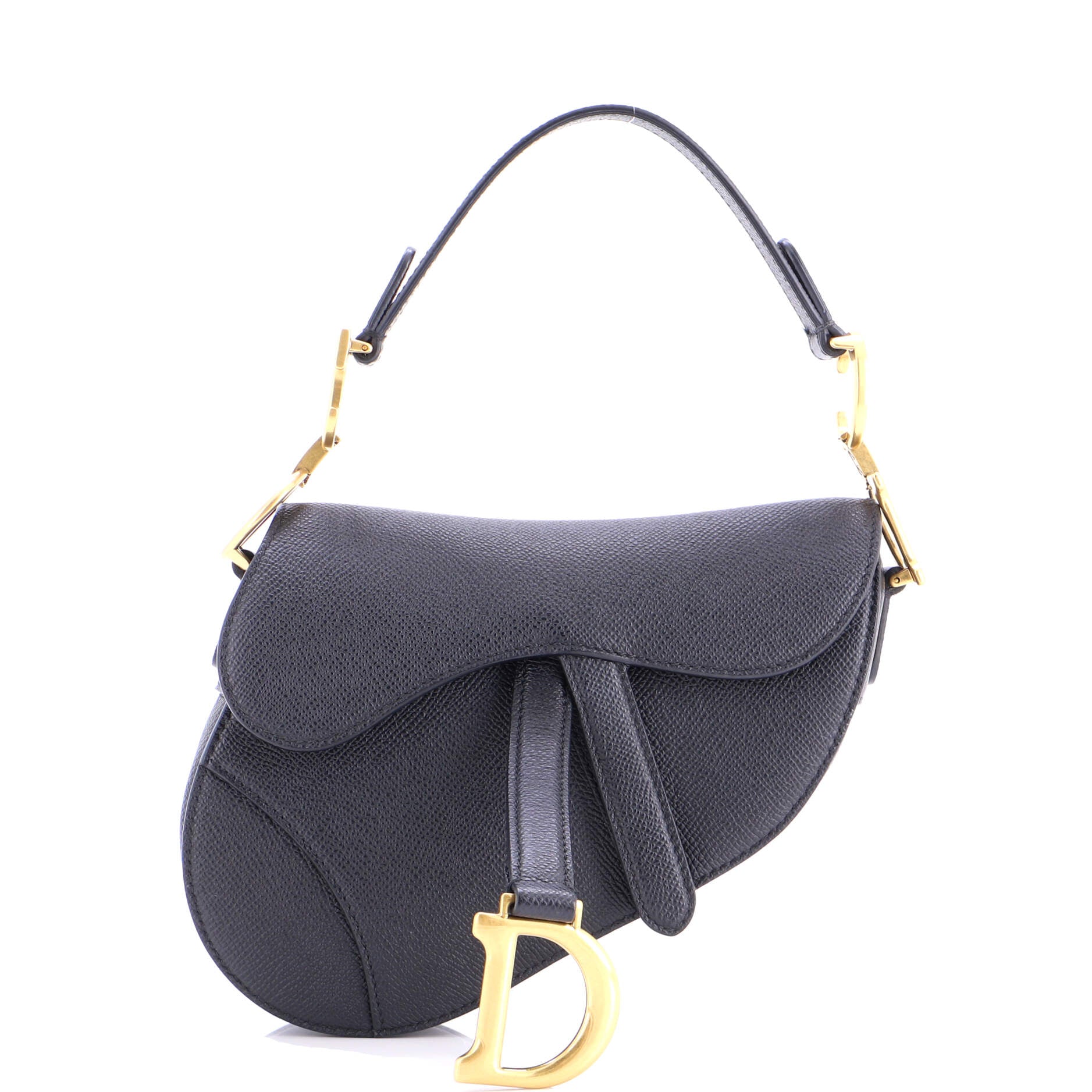 Saddle Handbag Leather Mini