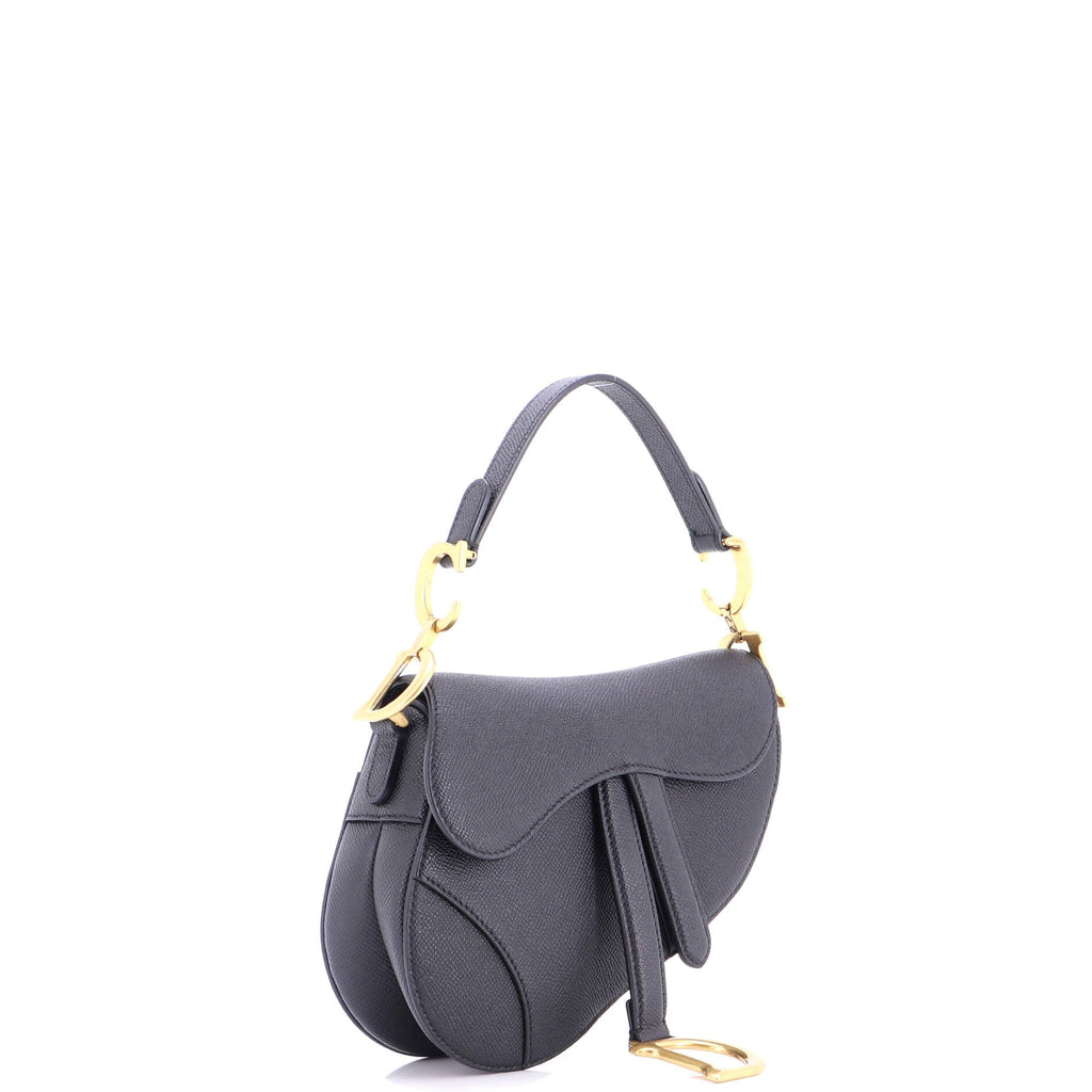 Saddle Handbag Leather Mini