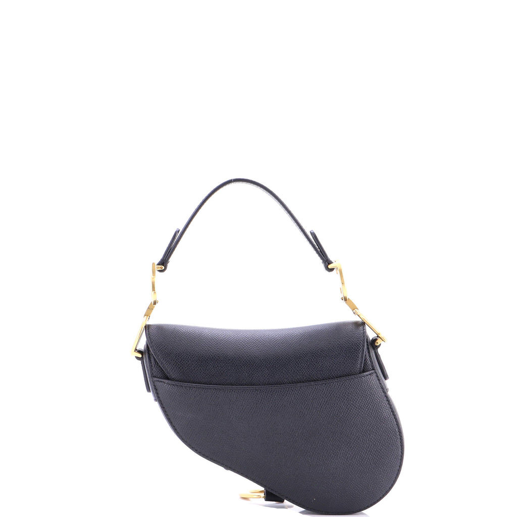 Saddle Handbag Leather Mini