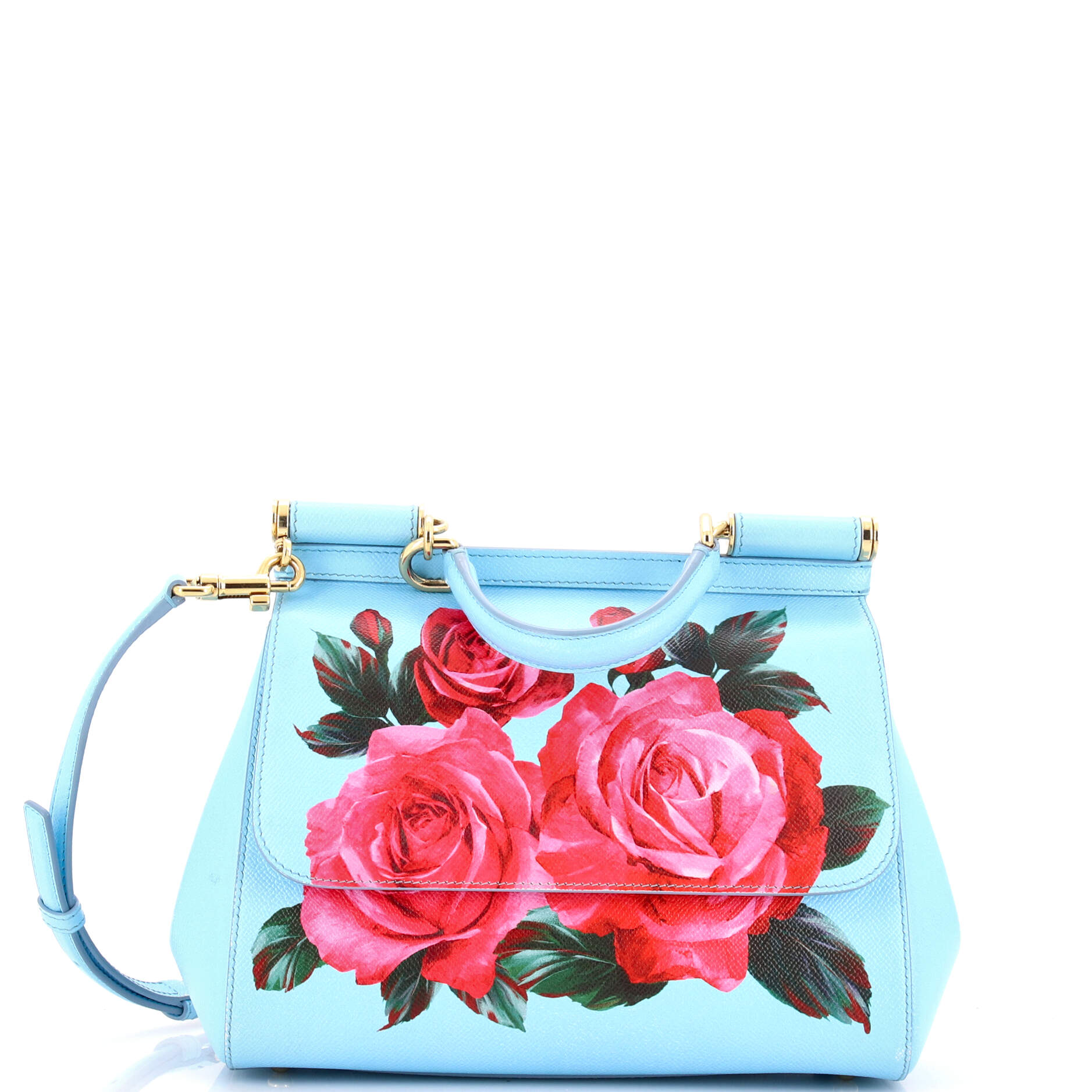 Miss Sicily Bag Printed Leather Medium