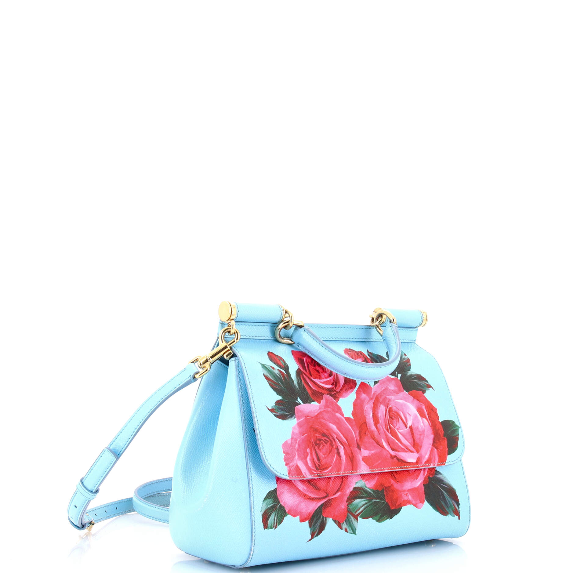 Miss Sicily Bag Printed Leather Medium