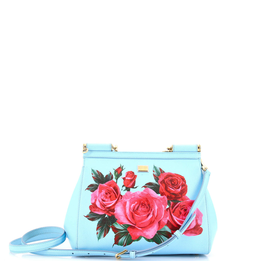 Miss Sicily Bag Printed Leather Medium
