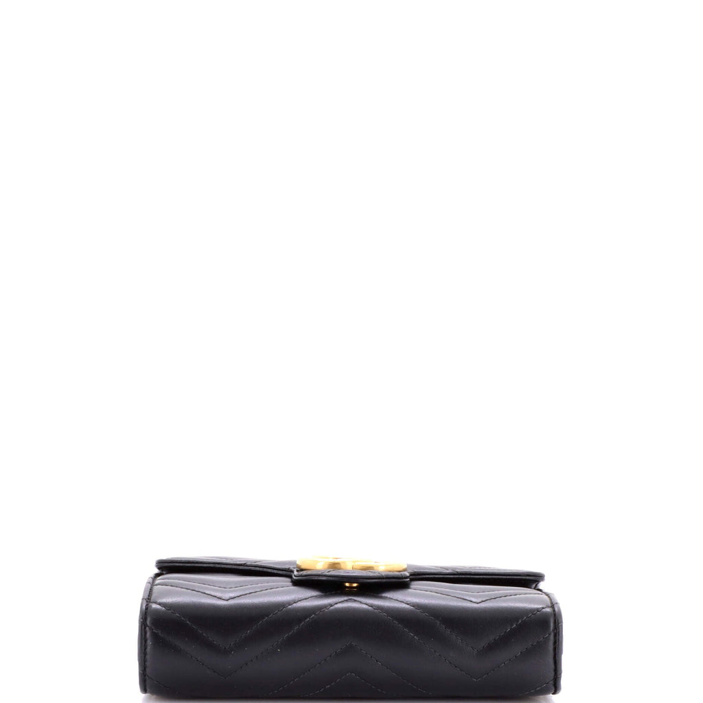 GG Marmont Chain Wallet Matelasse Leather Mini