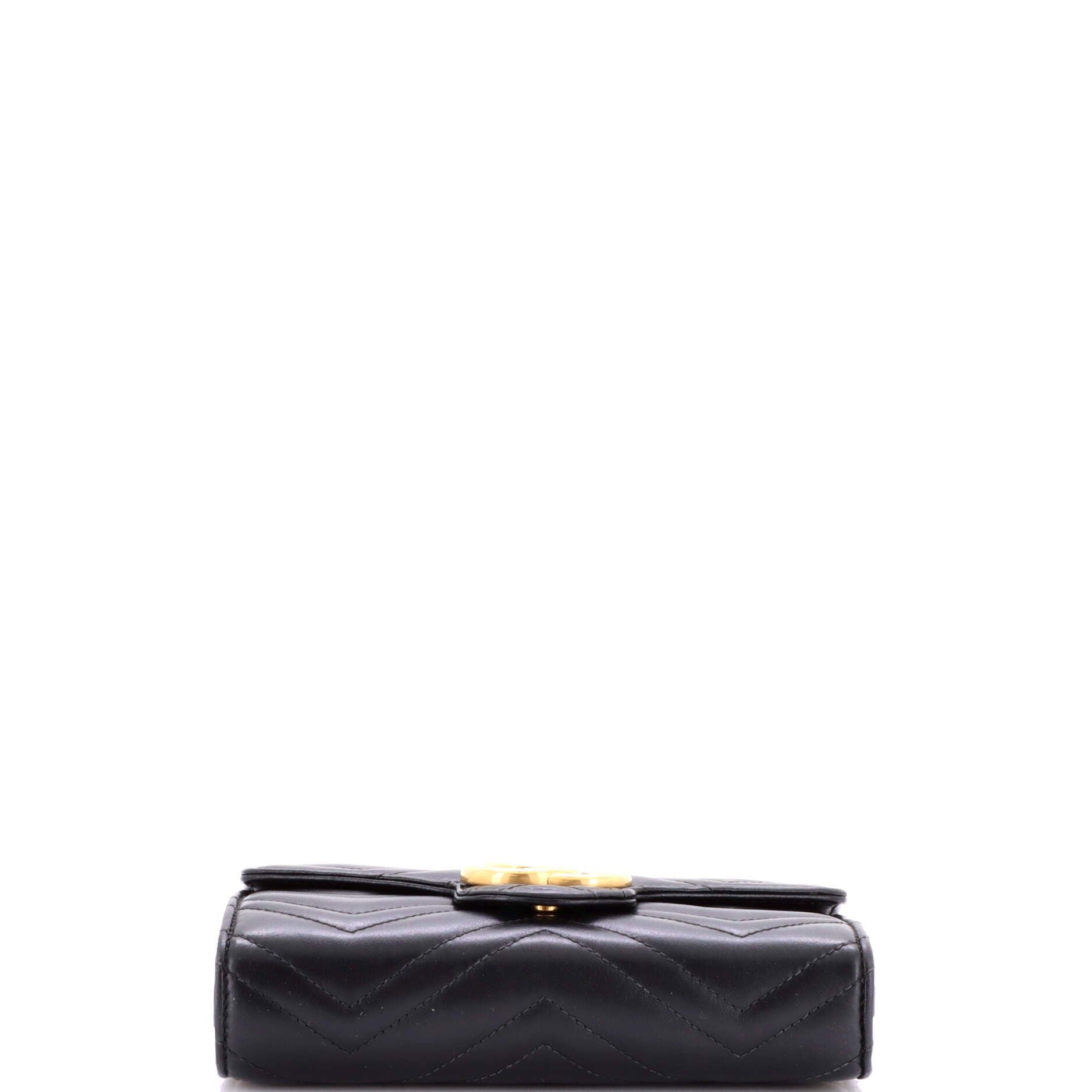 GG Marmont Chain Wallet Matelasse Leather Mini