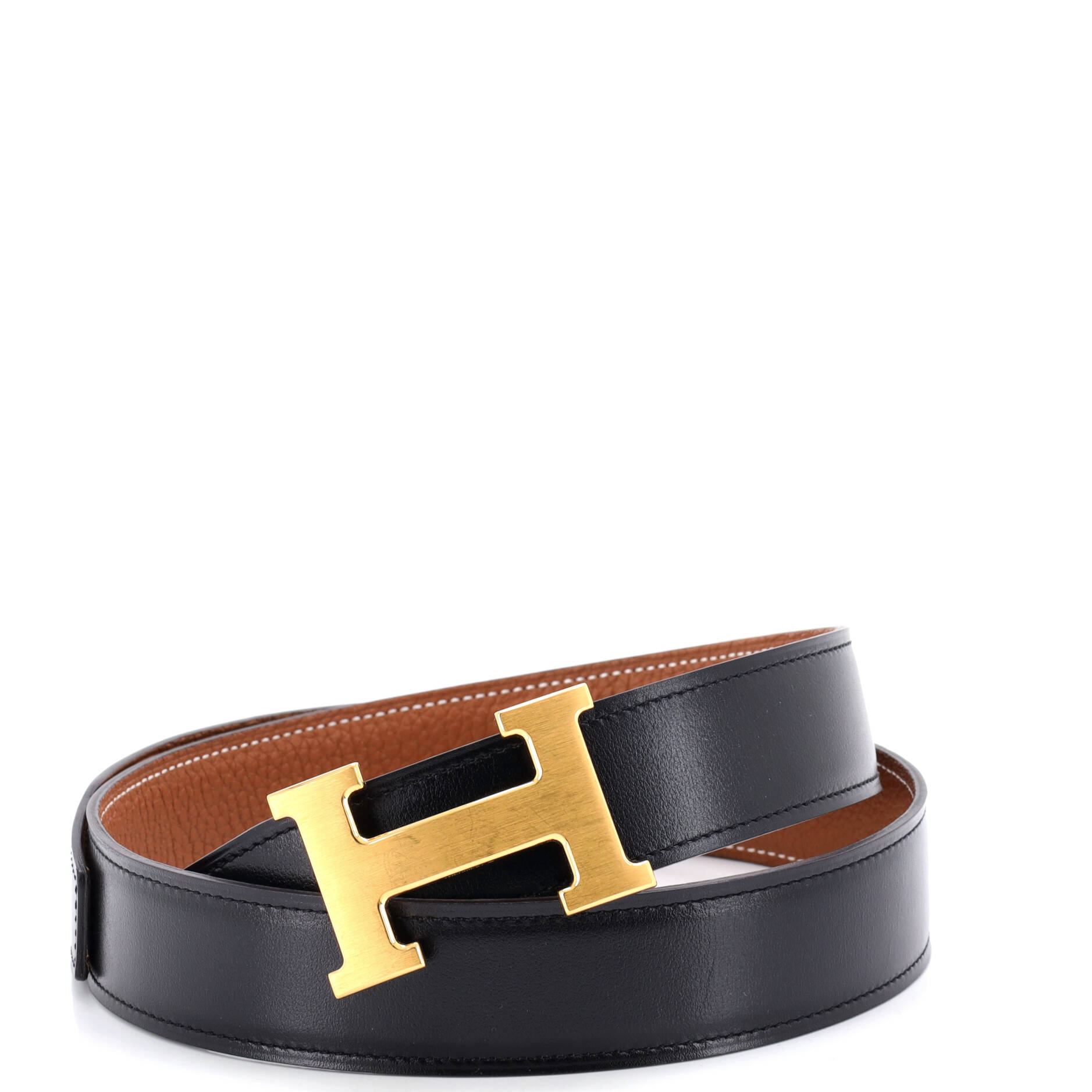 Constance Reversible Belt Leather Medium 80