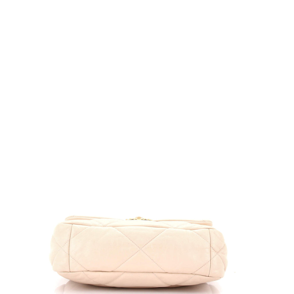 19 Flap Bag Quilted Leather Medium