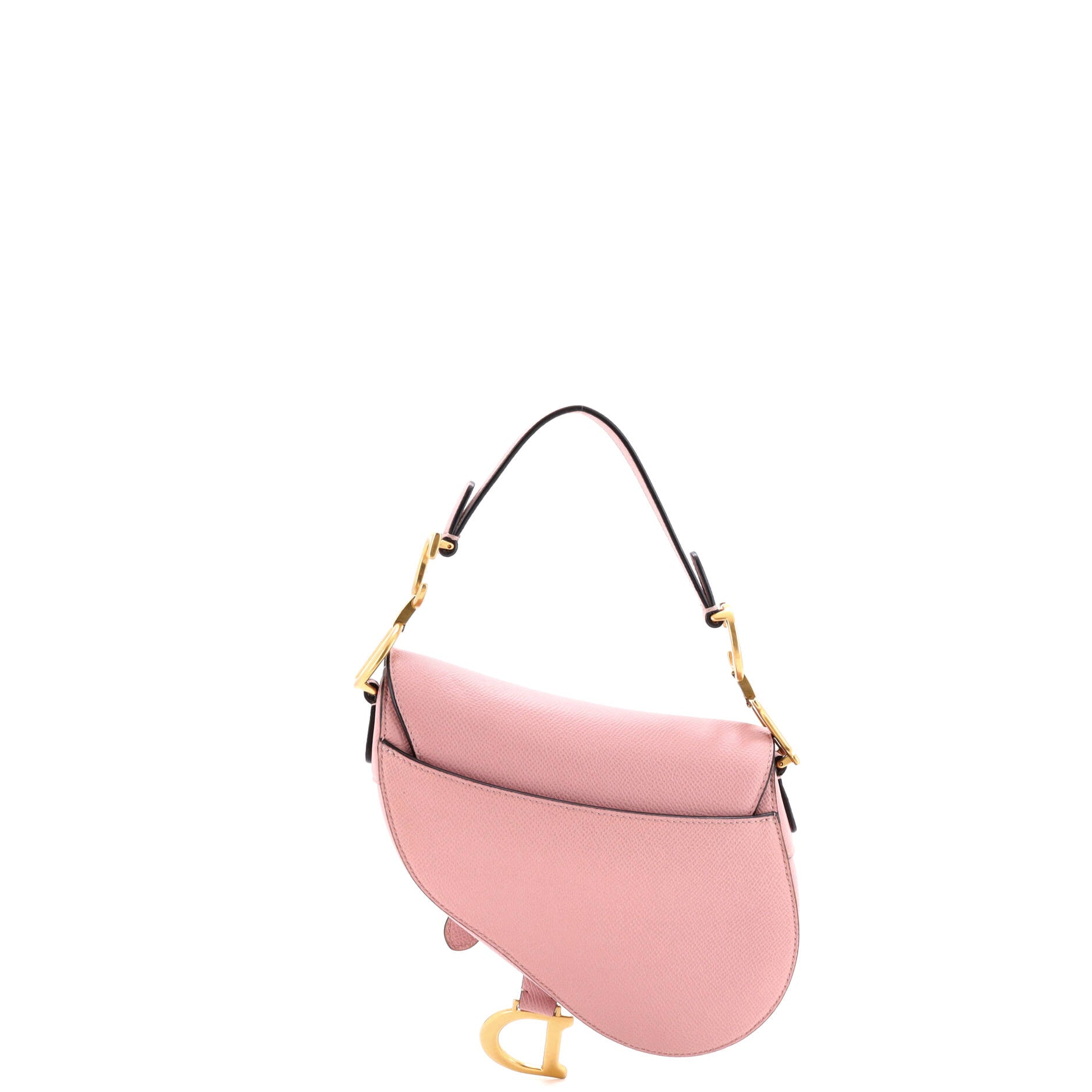 Saddle Handbag with Strap Leather Mini