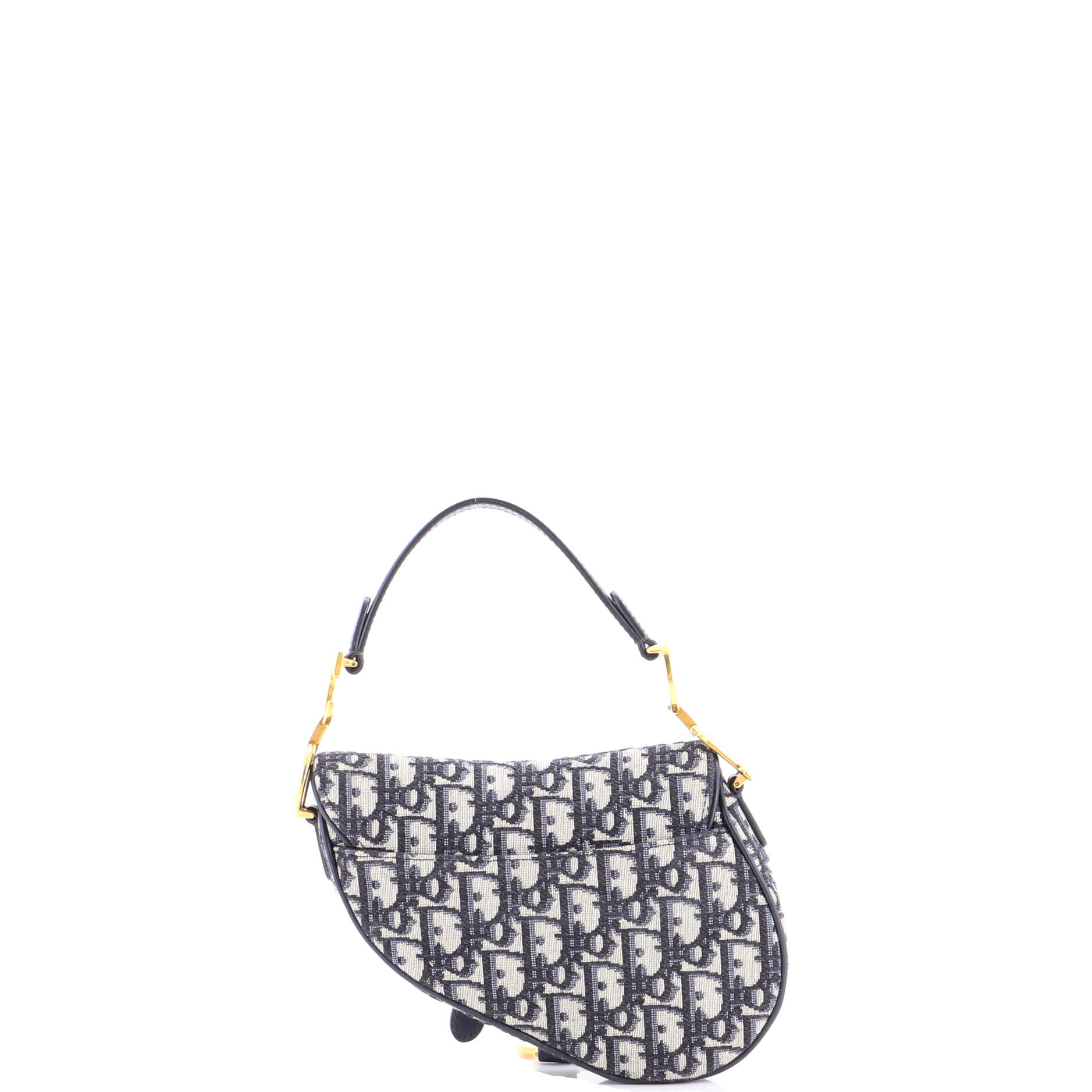 Saddle Handbag Oblique Canvas Mini