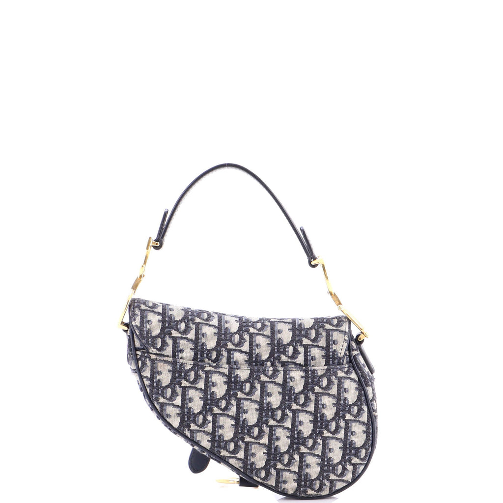 Saddle Handbag Oblique Canvas Mini