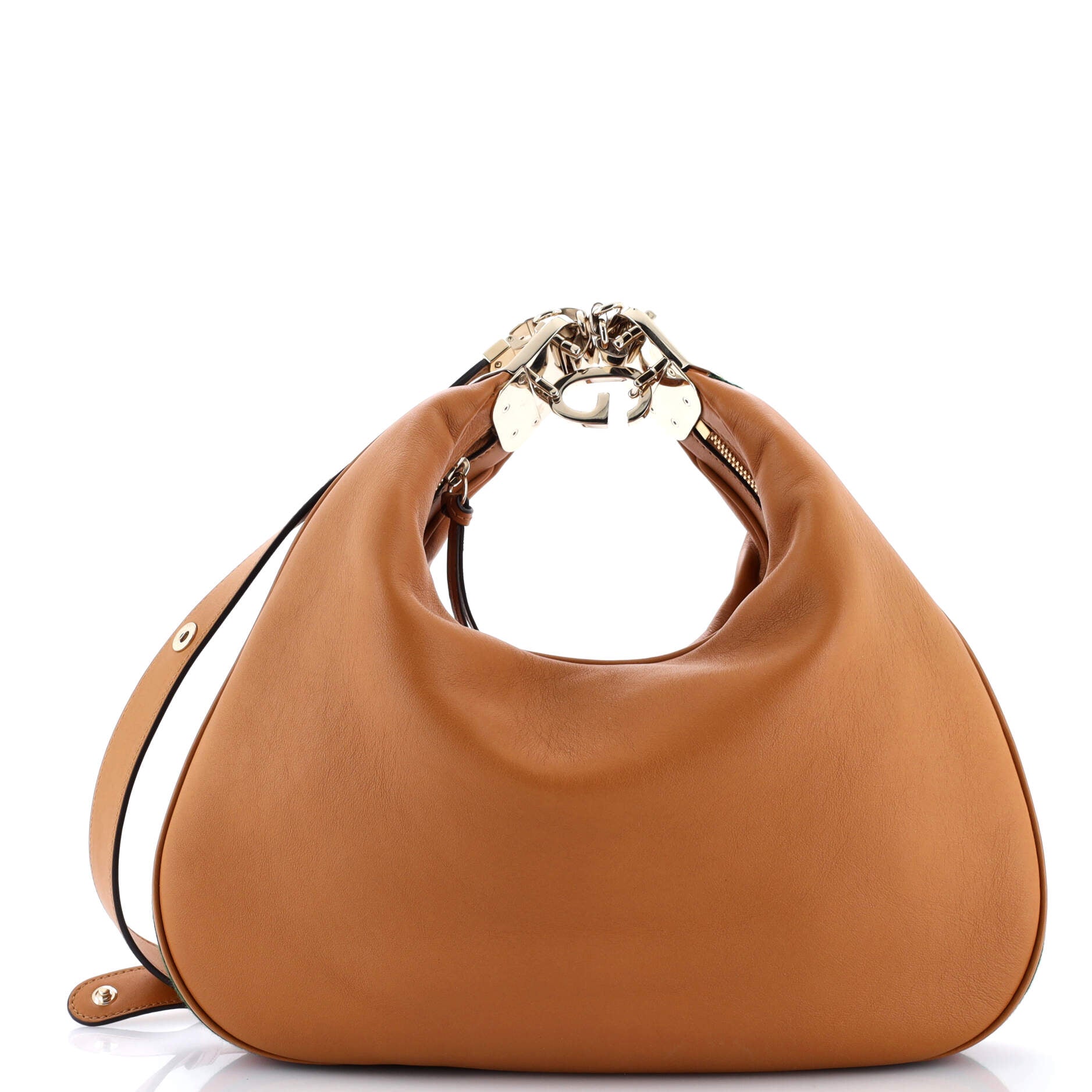 Attache Shoulder Bag Leather Large