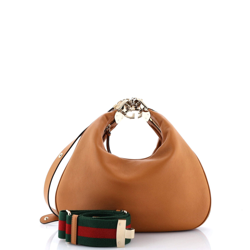 Attache Shoulder Bag Leather Large
