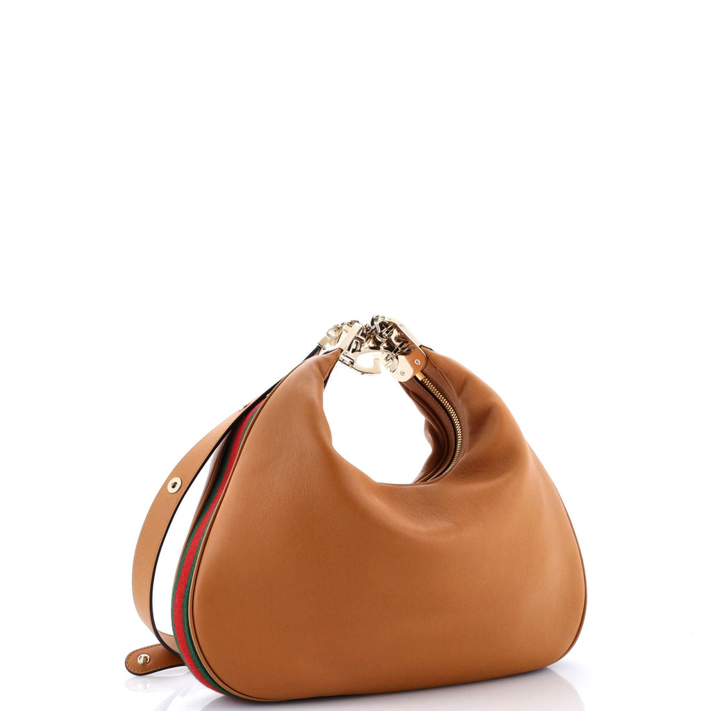 Attache Shoulder Bag Leather Large