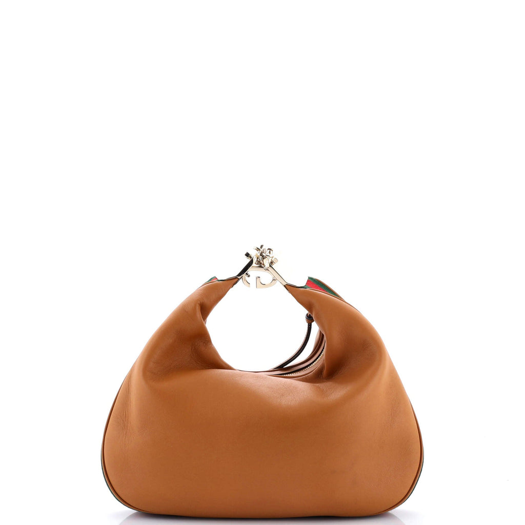 Attache Shoulder Bag Leather Large