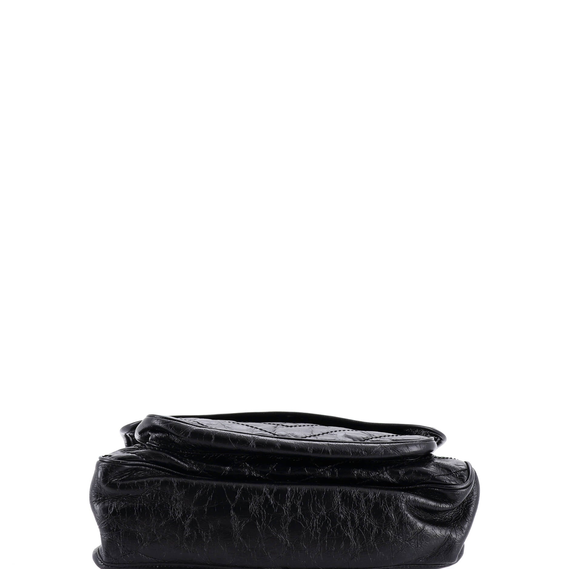 Niki Chain Flap Bag Matelasse Chevron Leather Large