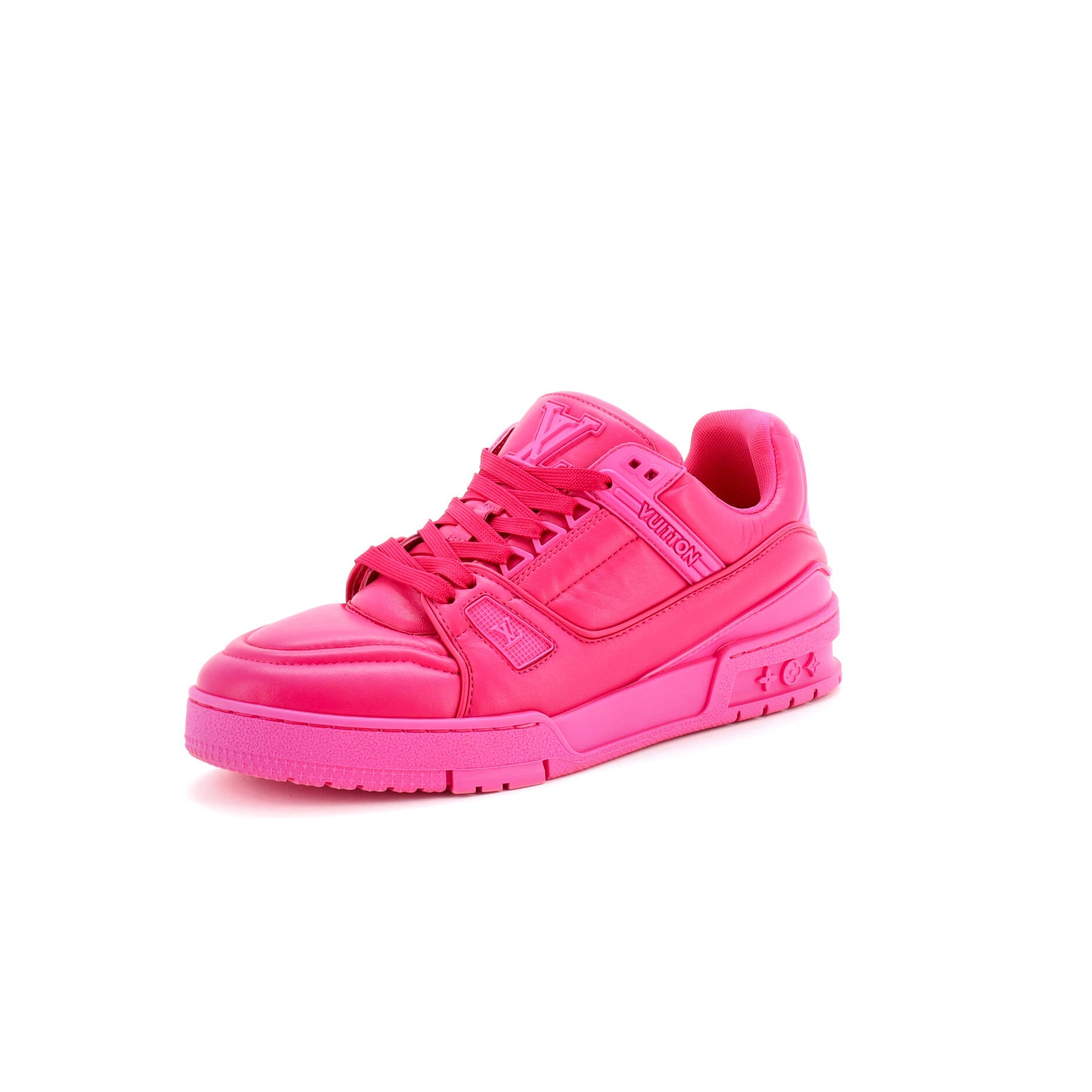 Women's LV Trainer Sneakers Leather