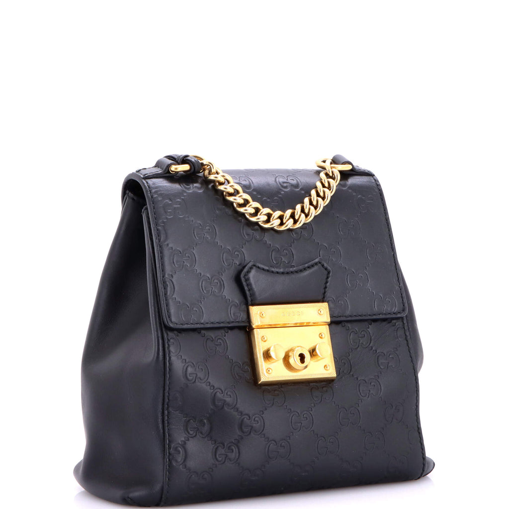 Padlock Backpack Guccissima Leather Mini
