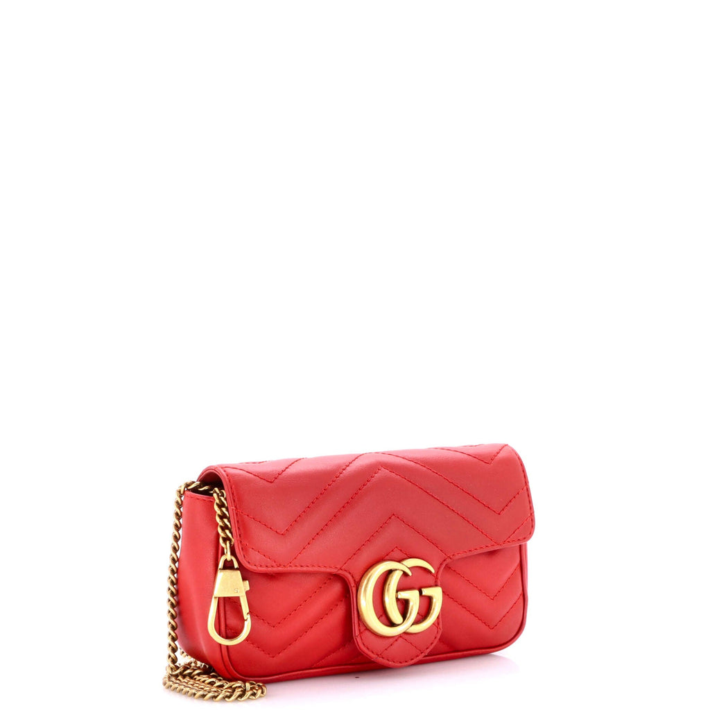 GG Marmont Flap Bag Matelasse Leather Super Mini