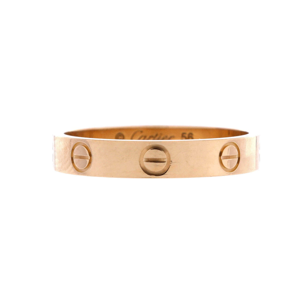 Love Wedding Band Ring 18K Yellow Gold