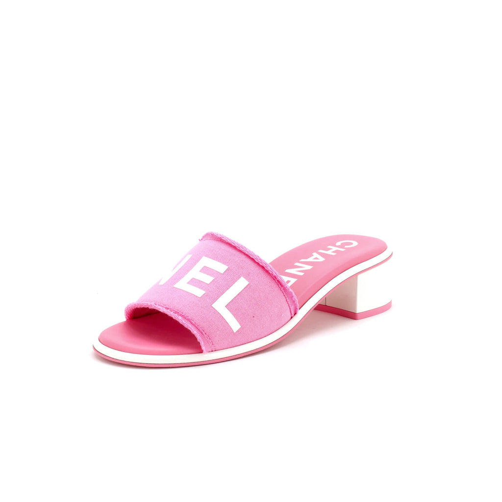 Women's Logo Mule Sandals Cotton