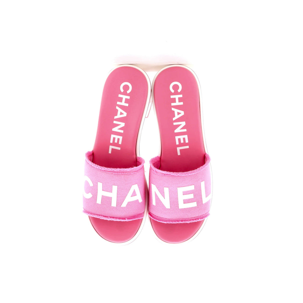 Women's Logo Mule Sandals Cotton