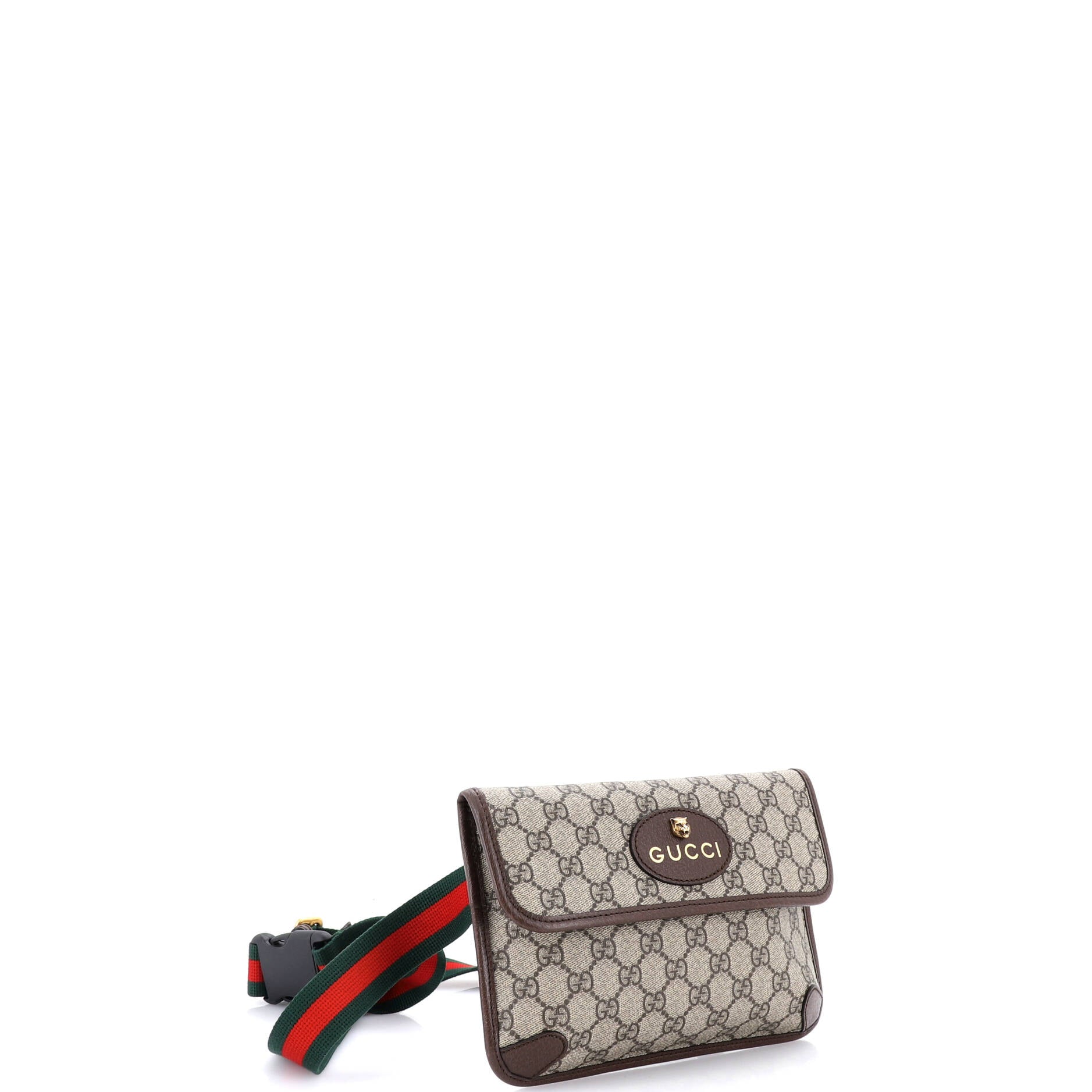 Neo Vintage Flap Belt Bag GG Coated Canvas