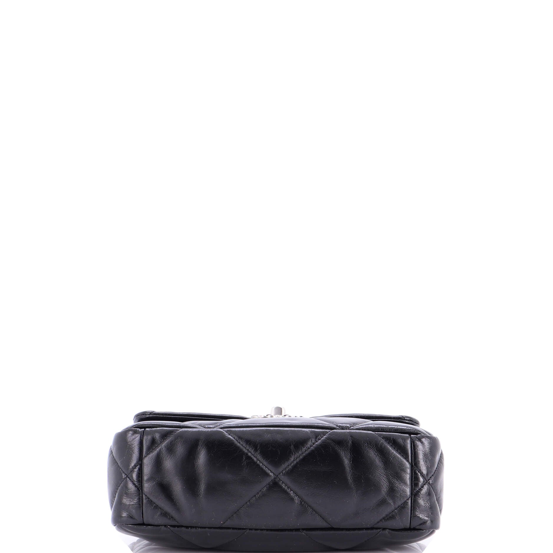 19 Flap Bag Quilted Leather Medium