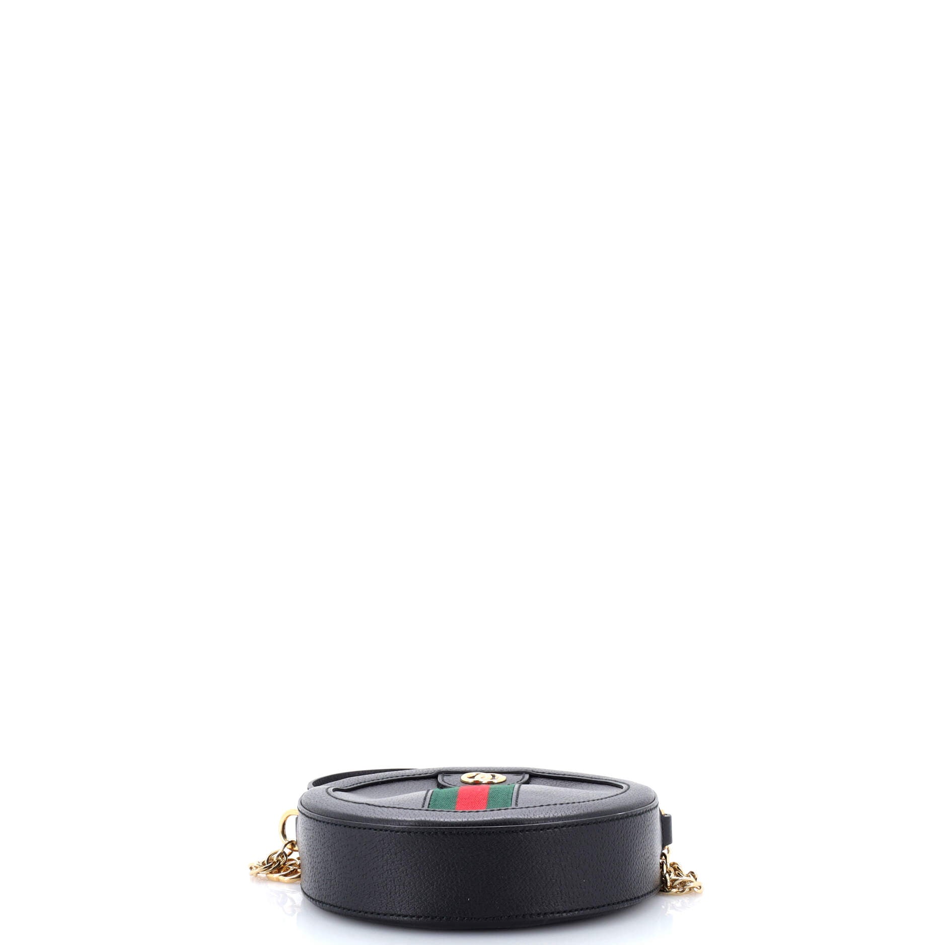 Ophidia Round Shoulder Bag Leather Mini