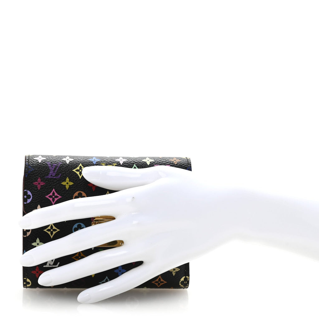 Monogram Multicolor Koala Wallet Black