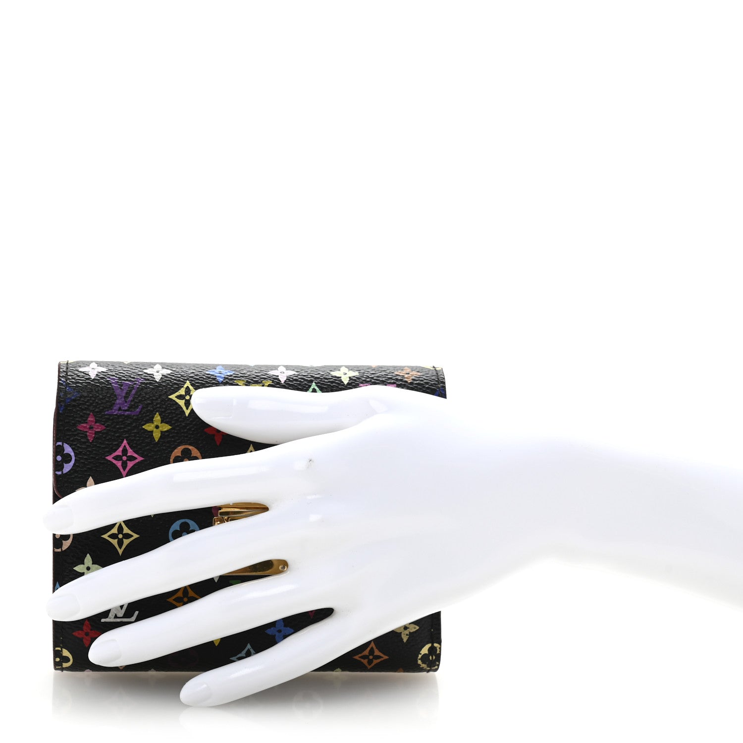Monogram Multicolor Koala Wallet Black