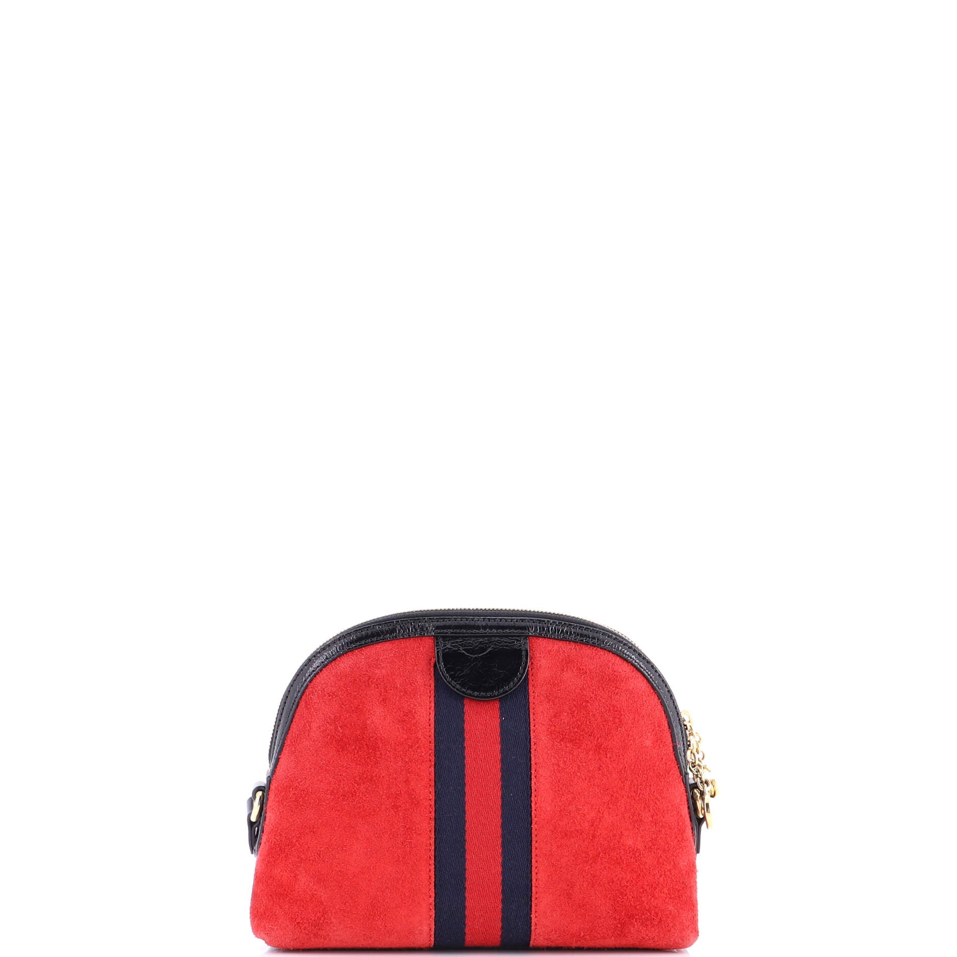 Ophidia Dome Shoulder Bag Suede Small