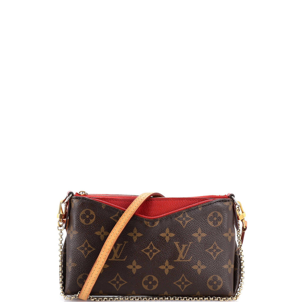 Pallas Clutch Monogram Canvas with Leather