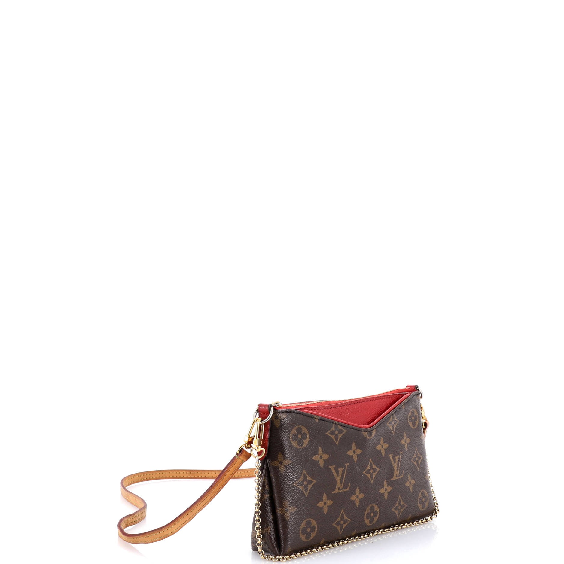 Pallas Clutch Monogram Canvas with Leather