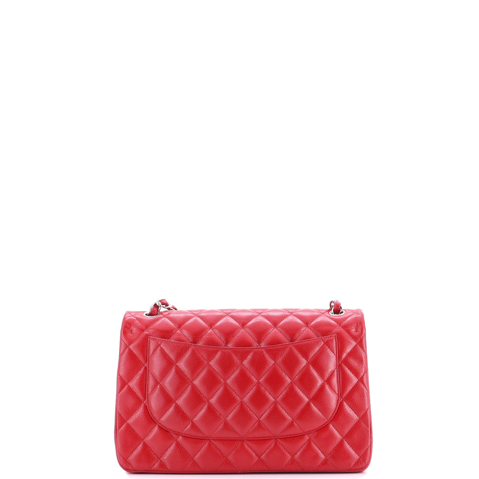 Classic Double Flap Bag Quilted Caviar Jumbo