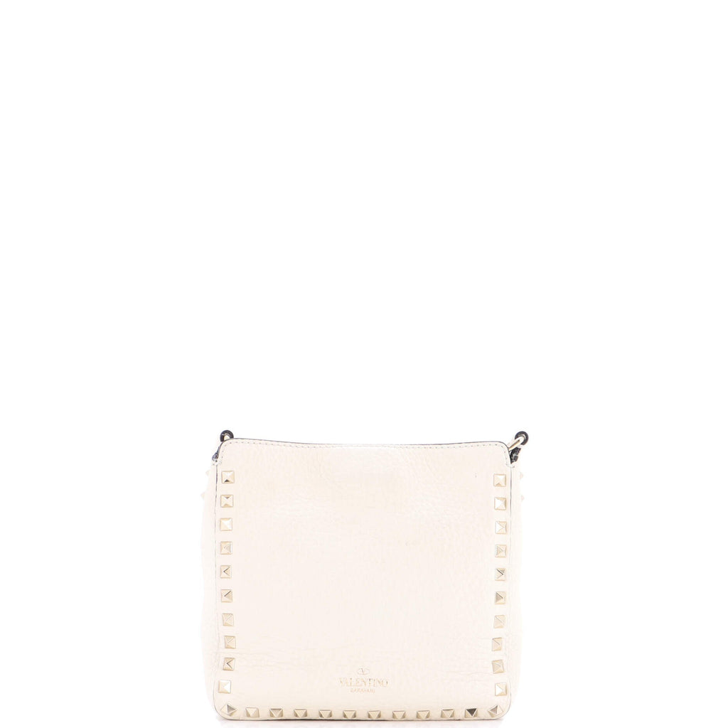 Rockstud Flip Lock Messenger Bag Leather Mini