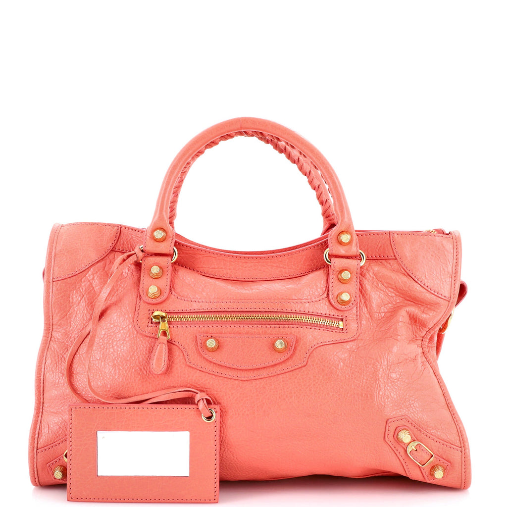 City Giant Studs Bag Leather Medium