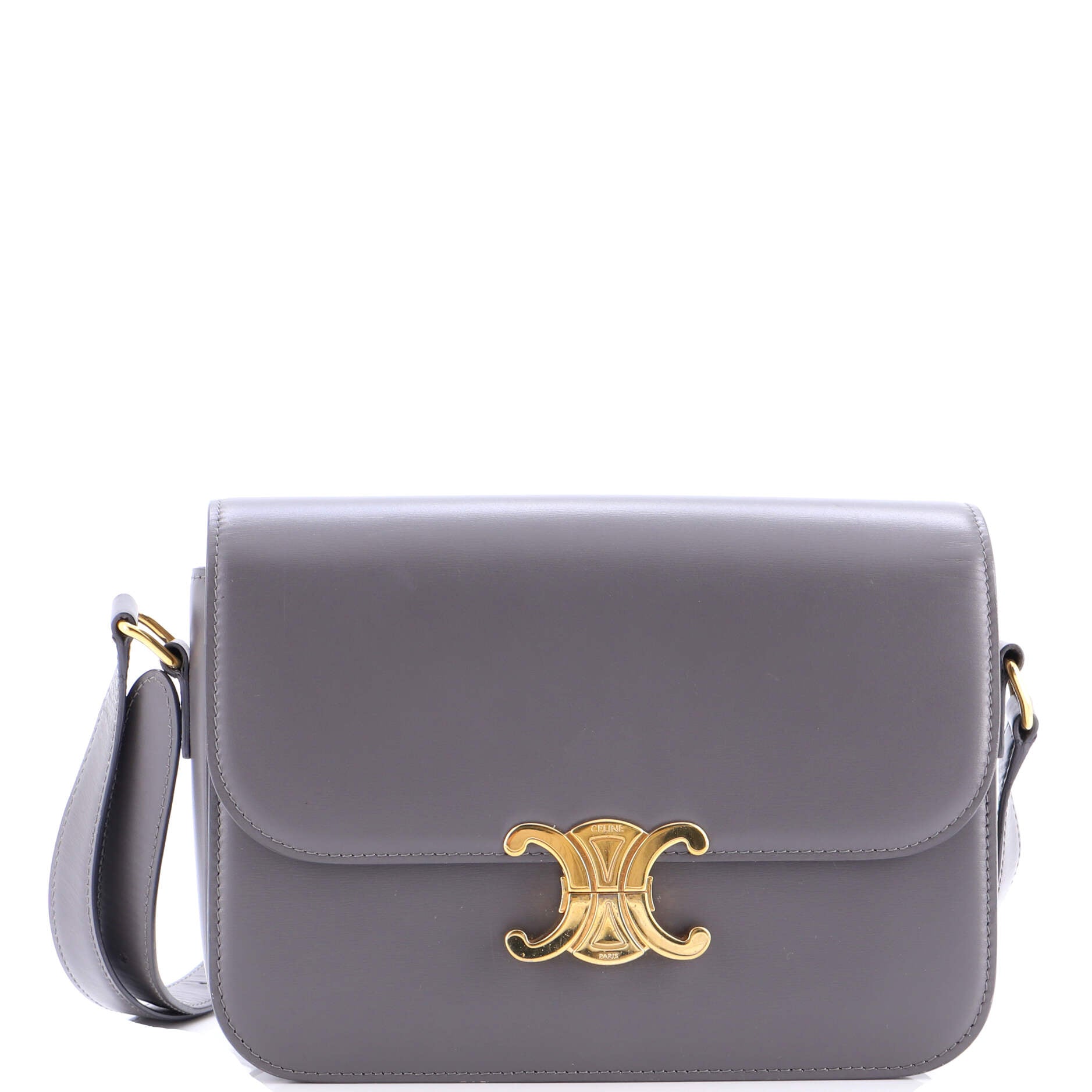 Triomphe Shoulder Bag Smooth Calfskin Medium