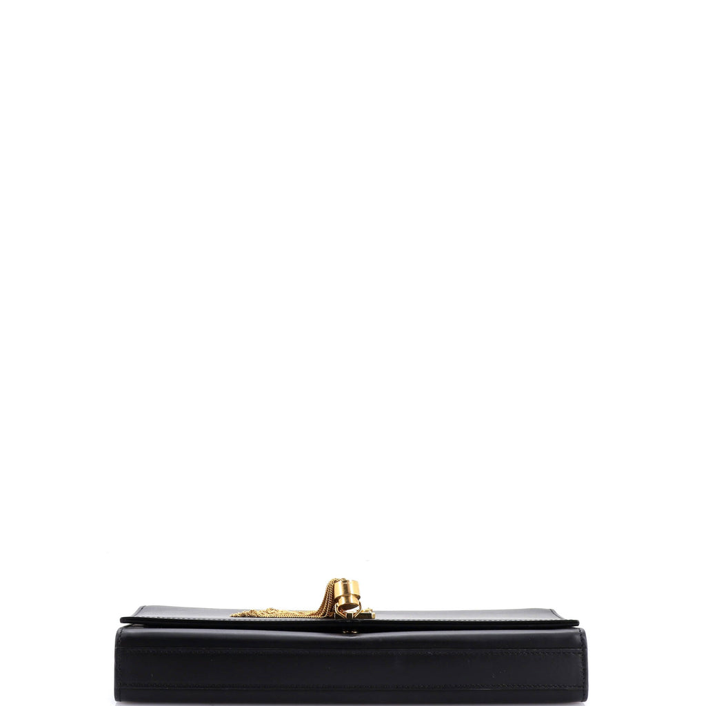 Classic Monogram Tassel Clutch Leather Long