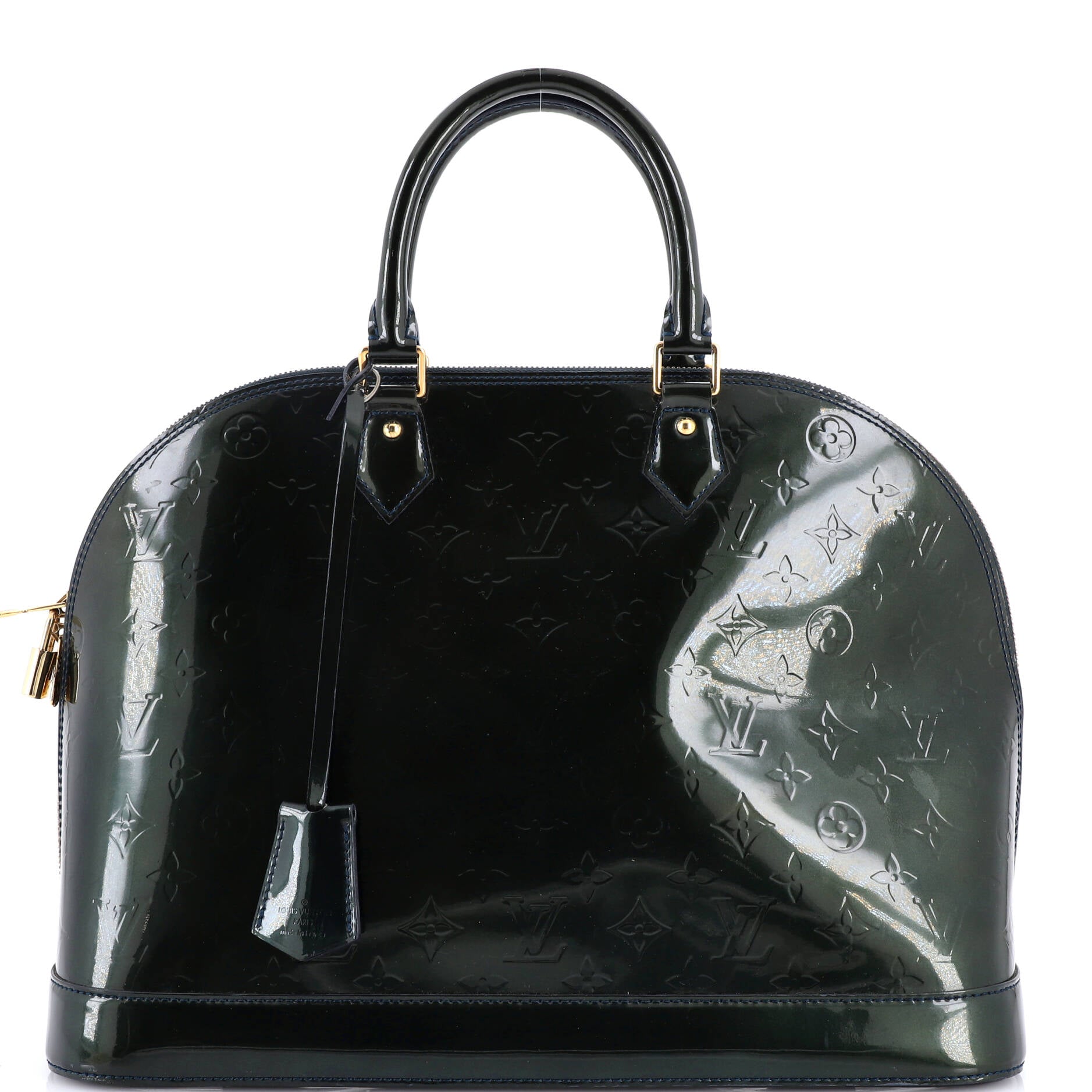 Alma Handbag Monogram Vernis GM