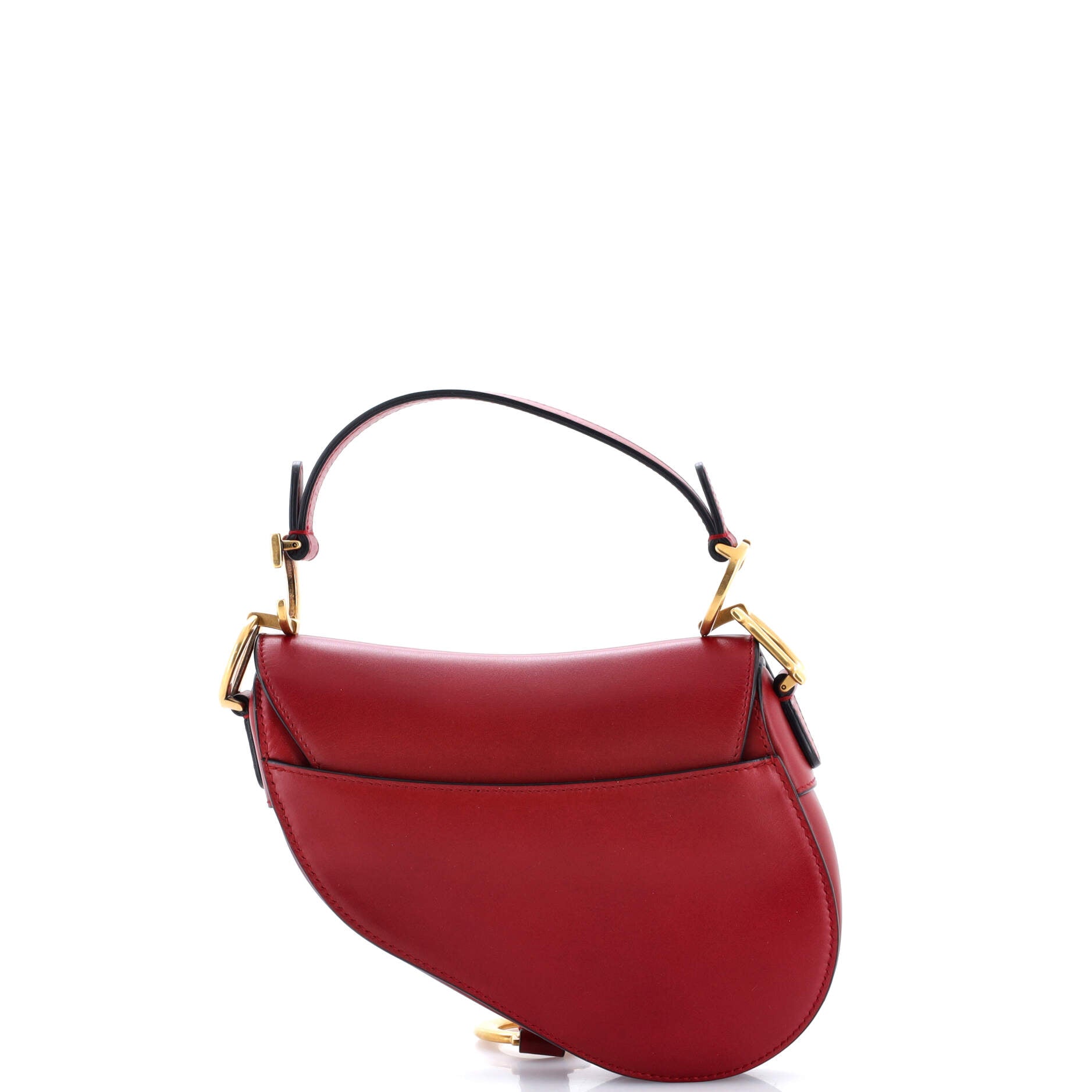 Saddle Handbag Leather Mini