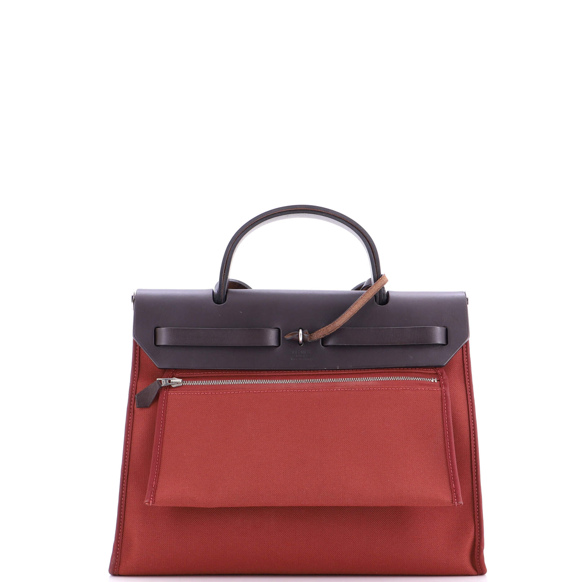 Herbag Zip Leather and Toile 31
