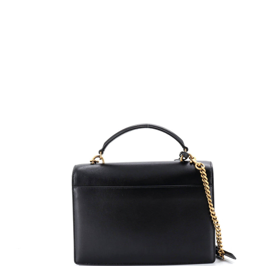 Sunset Top Handle Shoulder Bag Leather Medium